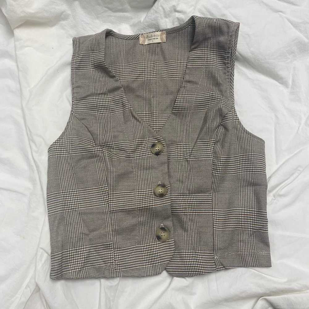 Altard State Plaid Vest